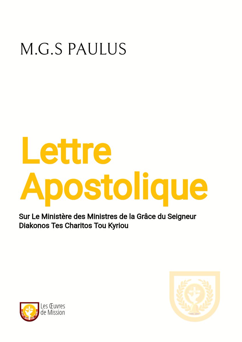 acbrd_fr's tweet photo. 📄La Lettre Apostolique (Diakonos Tes Charitos Tou Kyriou) de @Arch_Paulus donné le 12 Avril 2025 est entrée perpétuellement en vigueur le 12 Avril 2026. Le document est disponible  à l'adresse internet https://t.co/e2vEPwxXpb
Demande d'info 📧: imperium-secretariatus@outlook.be https://t.co/ALc862oHyQ