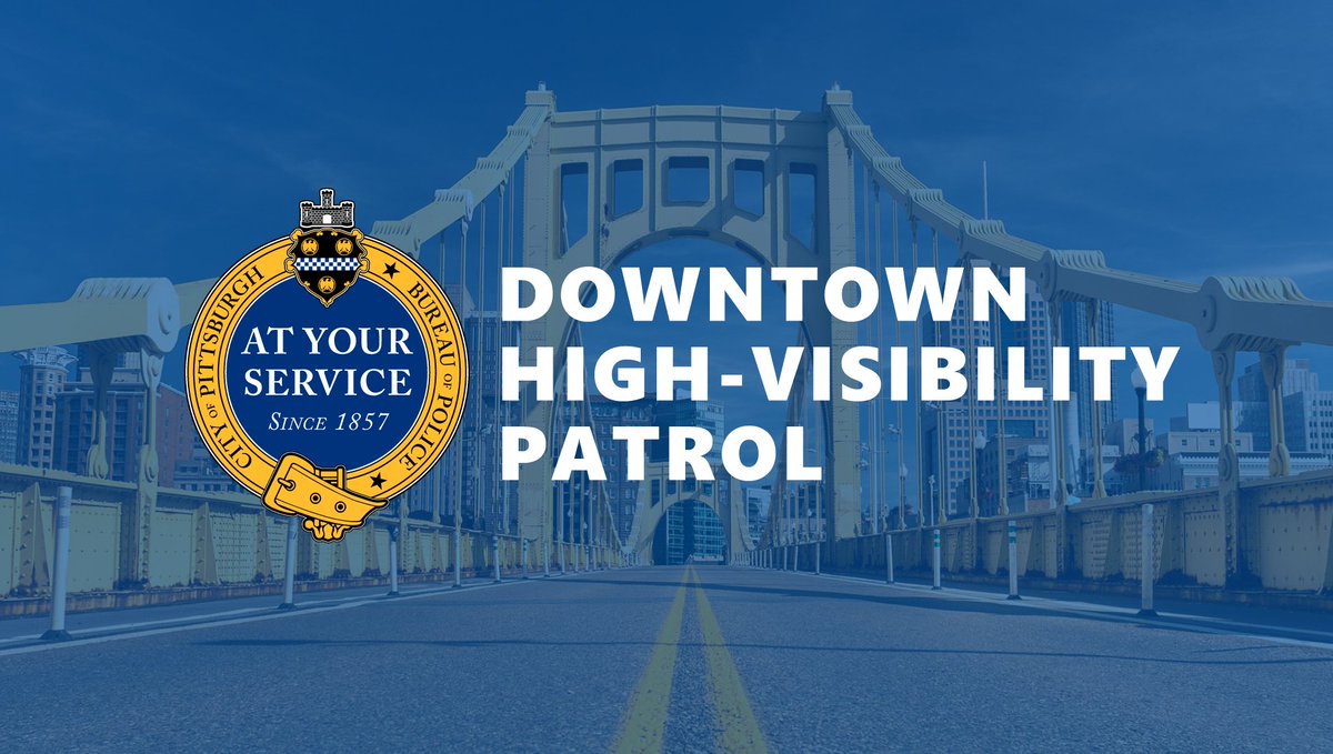 PghPolice's tweet photo. Downtown Public Safety Center officers continue with their focused enforcement efforts in the Central Business and Entertainment Districts.

Below are the arrest and citation numbers for May 18-24, 2026:

Arrests: 15

Non-traffic: 21

Parking tickets:7

Traffic Stops: 1

Tows: 0

Warrants: 0

Firearms recovered: 0