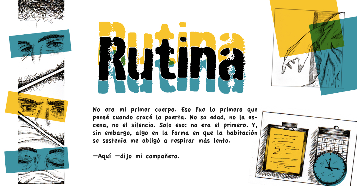ConecteUAEMex's tweet photo. Carlos Esponda te invita a leer "Rutina". Completo aquí https://t.co/Gr3g0DfnQd
#narrativa
#cuento
Ilustración: Yusidey Acosta Estrada. https://t.co/yul0ZnTrpd