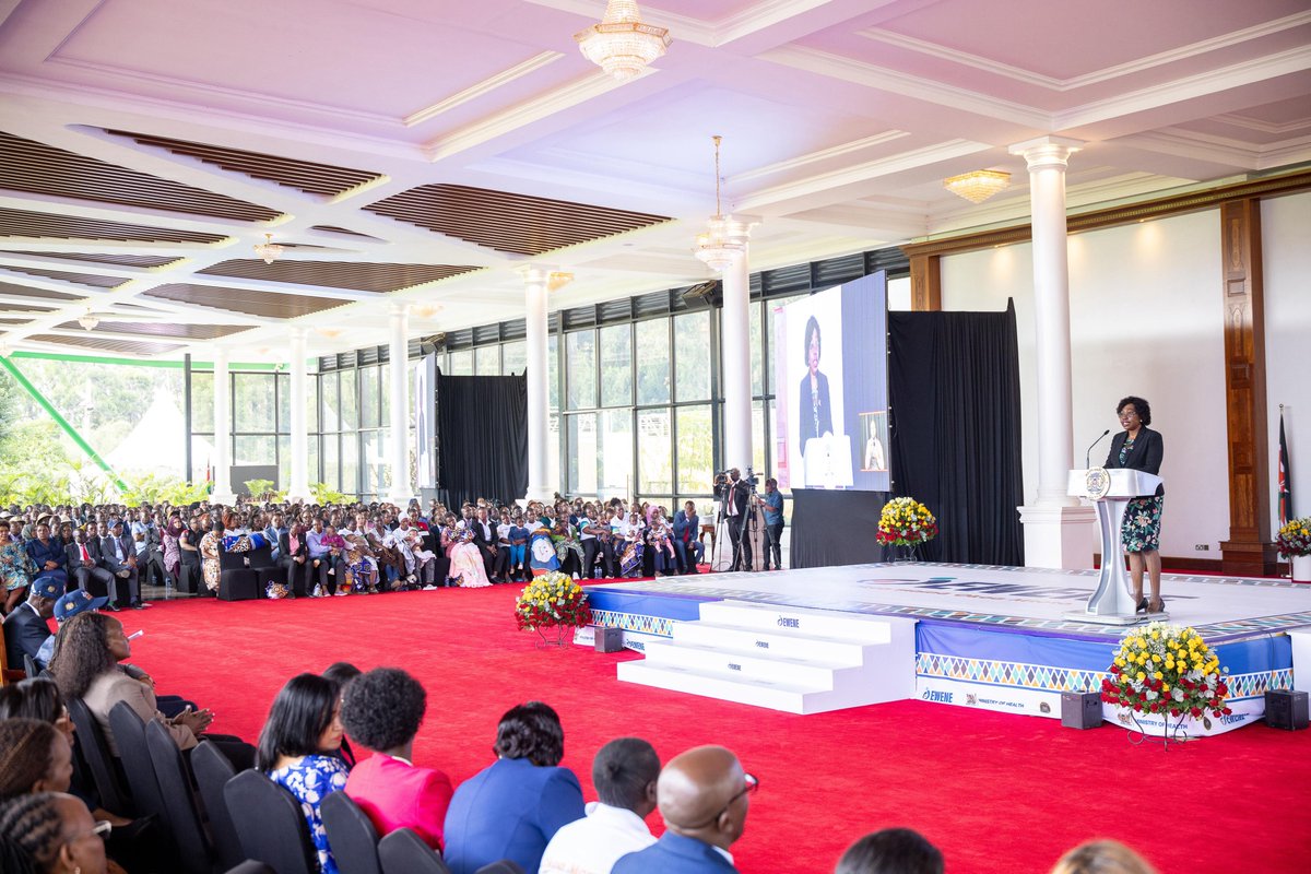 WHOKenya's tweet photo. Today at @StateHouseKenya, Kenya launched the EWENE Rapid Results Initiative.

@DrNeemaKimambo represented WHO and all development partners, in a united commitment to close the gap between access and outcomes for mothers and newborns.

Every Woman. Every Newborn. Everywhere. 🌍 https://t.co/f4fCKO7lN2