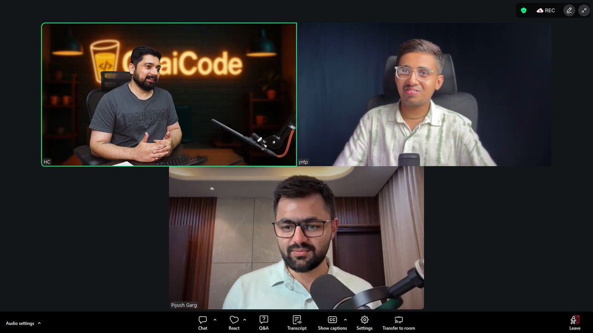 _devrahulll's tweet photo. Who said Chugli is not Good ! Until it is made by @Hiteshdotcom 

#chaicode https://t.co/WAjy1SjUKh