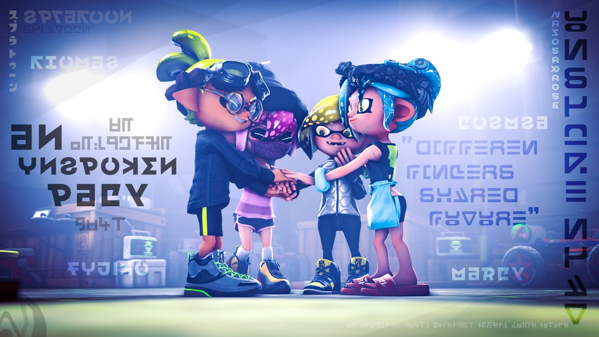 Dex_Innerline's tweet photo. [Splatoon SFM] An Unspoken Pact

4hands in the middle, 1lifelong promise. Different paths ahead. No matter where life takes us, we’re all in. Forever. 🤝✨

#Splatoon #Splatoon3 #Splatoon2 #SourceFilmmaker #SFM #splatoonart  #スプラトゥーン #スプラトゥーン2 #スプラトゥーン3 https://t.co/BFkxwAPpum