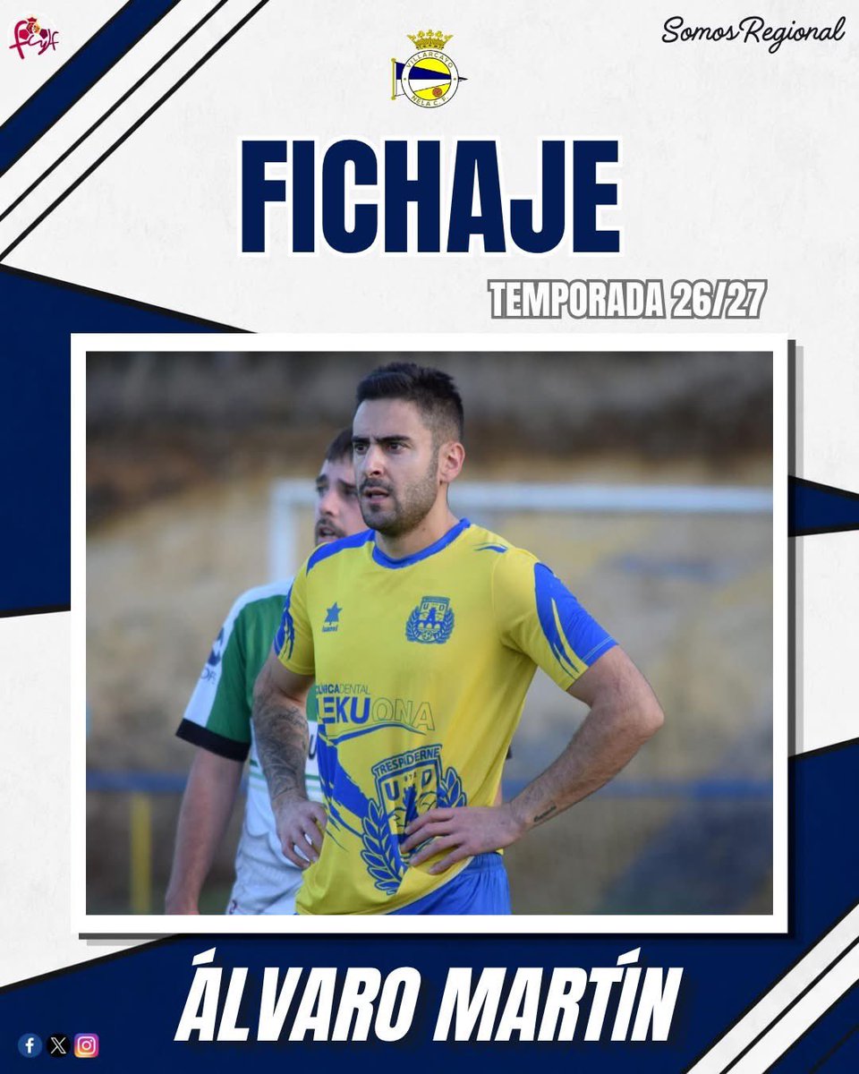 Nela_CF's tweet photo. ✍🏻 𝐅𝐈𝐂𝐇𝐀𝐉𝐄 / El extremo Álvaro Martín vuelve al Villarcayo Nela C.F.

El club recupera para la próxima temporada a un futbolista que ya defendió nuestros colores y que vuelve tras su etapa en la U.D. Trespaderne.

#SomosRegional #UnLegadoQueNoSeDetiene https://t.co/DwbdUrzEBU