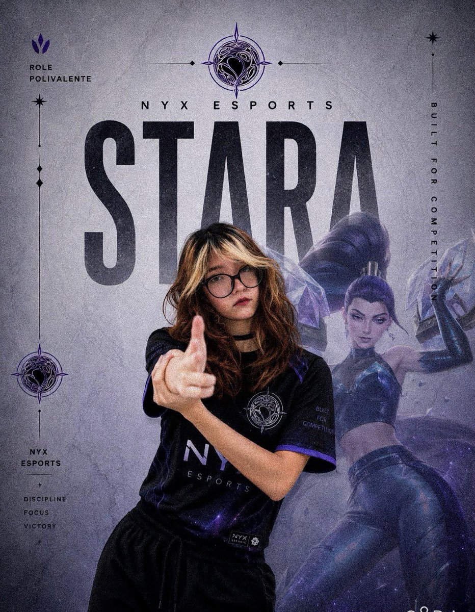 NyxEsportsLoL's tweet photo. No espera una oportunidad para demostrar su poder.
Siempre está lista para tomarla. 

Desde México 🇲🇽
⟡ STARA⟡
ACADEMY ⚔️

Energía, precisión y una presencia lista para cambiar cualquier partida. 🔥

#GONYXG #Génesis https://t.co/IhLSX0jnt3