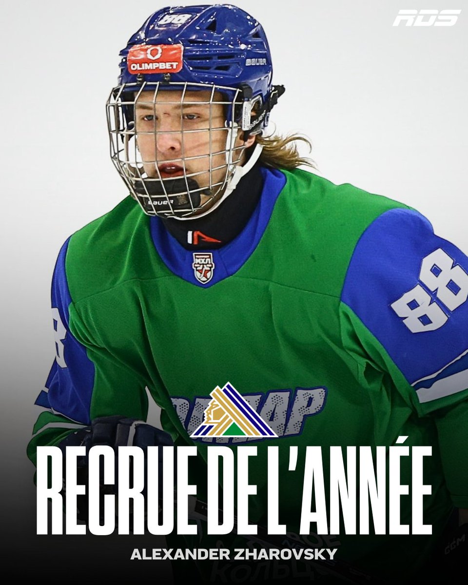 Zharovsky Alexander Zharovsky est nommé la recrue de l'année dans la KHL! Détails ...