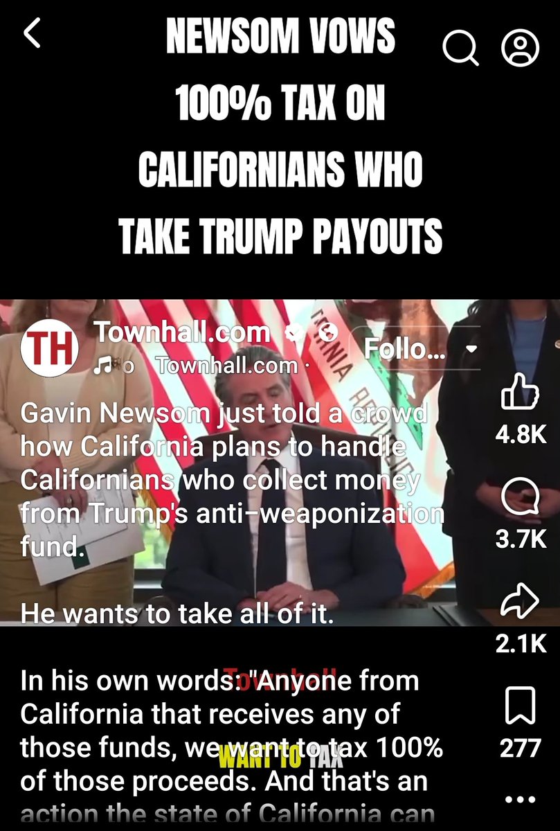 tdoyle7174's tweet photo. @GavinNewsom 
You're the biggest corrupt King of them all... Democrat dictators! https://t.co/81isBcJyj6