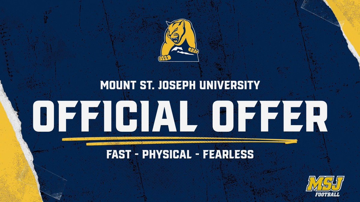 EmanuelGibbs77's tweet photo. After a great visit to @MSJ_FB I am extremely blessed to receive a offer from Mount St Joseph university thank you @CoachHug9 for the invite. @CoachNOsborne https://t.co/XRGPxoN0Wt