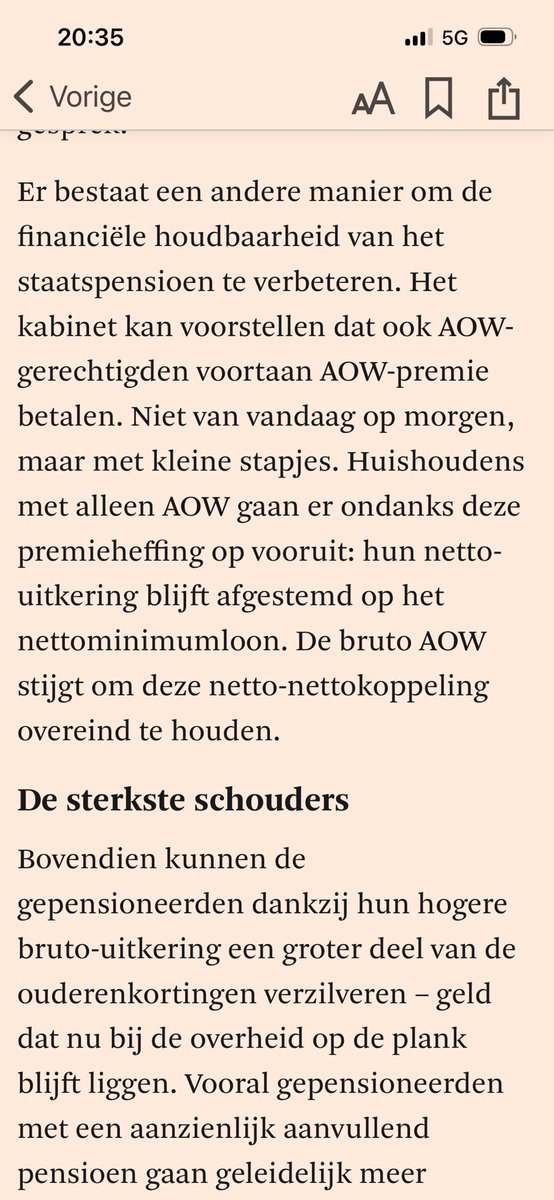 MvRooijen's tweet photo. De Kam slaat plank mis 
Fiscalisering geen BEZUINIGING maar 

7 mld belastingVERHOGING AOWers over 1e 20.000 pensioen NIET GEÏNDEXEERD

Raakt klein pensioen het hardst: 
€3600 
DENIVELLEREND 

Waarom AOWers 18% 
werkenden 6%
AOW uitgaven 6 mld omhoog door nettonetto koppeling(7) https://t.co/Ov9WqW2xbW