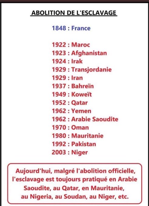 KlougKloug_____'s tweet photo. @franceinfo @SteevyGustave c'est vrai 1848 c'est tard. https://t.co/5UlWAIp4BY