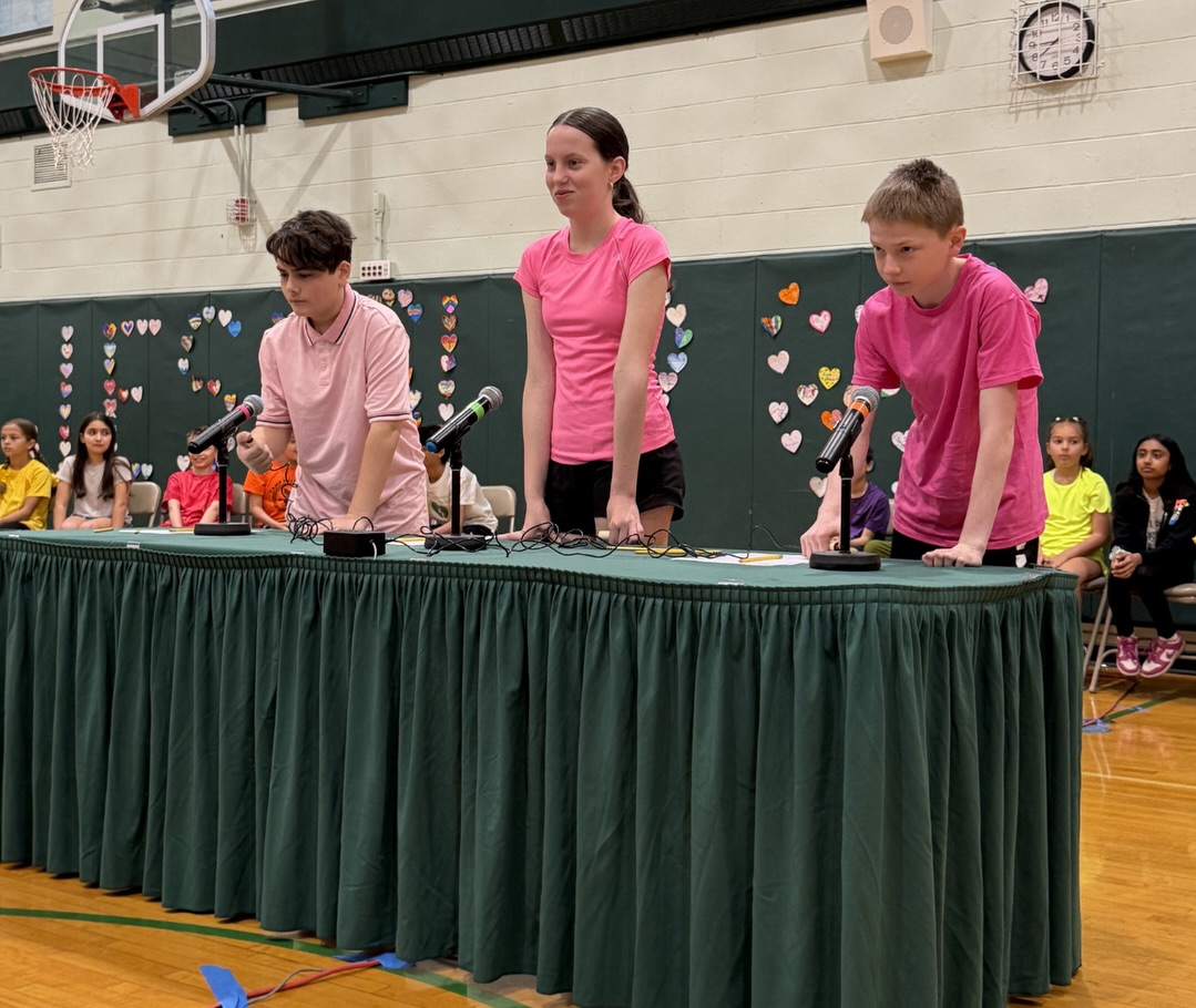 DOJCathSchools's tweet photo. Looks like the students were ready to compete! St. Isac Jogues: 
Students voted on classmates to represent their class in the 2026 Academic Bowl. The students were quizzed on their knowledge of grade level lessons learned throughout the year. All participants did a great job! https://t.co/vGyU3ox5Jp