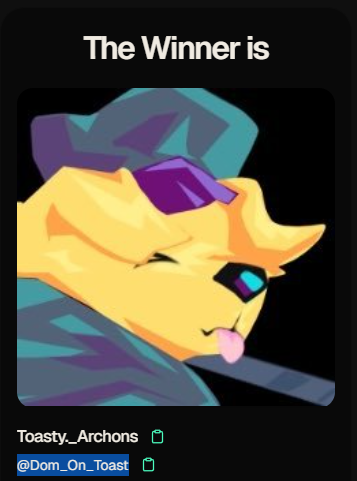 Berngruff's tweet photo. The winner for Twitter Is @Dom_On_Toast https://t.co/Qa2xEJmVh9