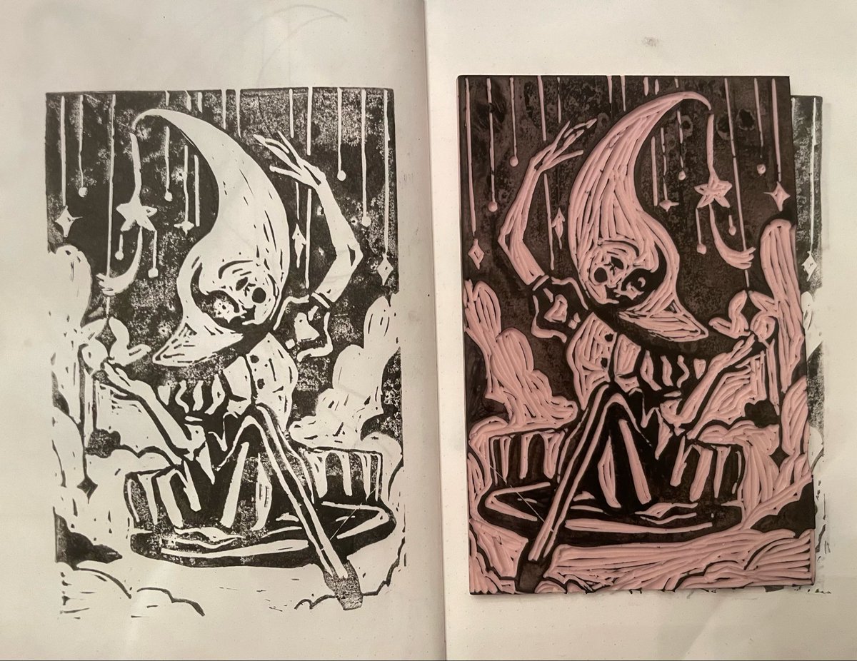 canatarii's tweet photo. more sexy little lino cuts https://t.co/rtQu5gsgId