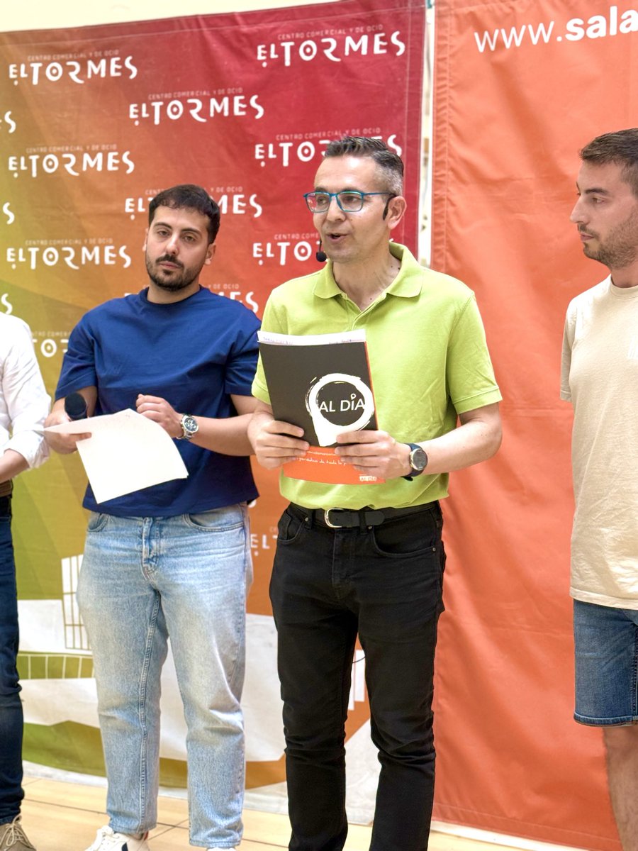 CCElTormes's tweet photo. Hoy, junto a SALAMANCArtv AL DÍA, hemos conocido a los nominados de la IV Gala AL DÍA con el Deporte Salmantino

Puedes votar en https://t.co/MvrCsKHaNt . La entrega de premios será el 16 de junio a las 20:00 en el Palacio de Congresos con entrada previa. https://t.co/JwkKQt6aO9