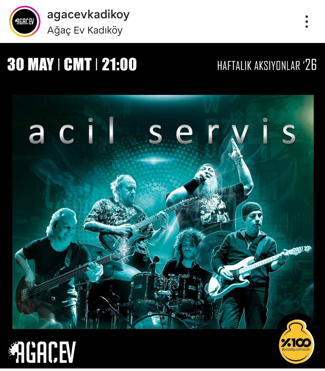 acilservisrock's tweet photo. Bekliyoruz 😉 @agacevkadikoy https://t.co/oiawN6p0rK