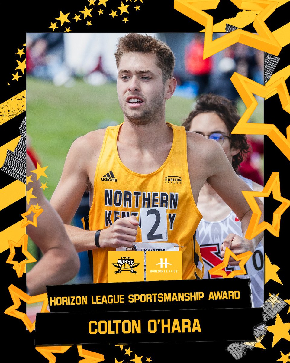 NKUNorseXCTF's tweet photo. Congrats to Colton O'Hara on earning the Horizon League Sportsmanship Award!

📰 - https://t.co/ZsuUJg32UP https://t.co/FwsdSkc3pQ