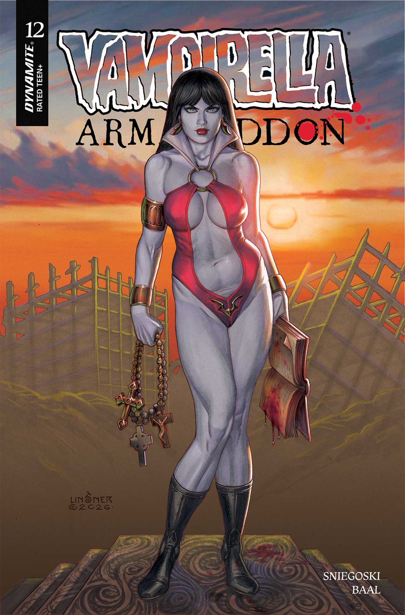 DynamiteComics's tweet photo. Monday is the Final Order Cutoff for Vampirella: Armageddon #12 from Thomas Sniegoski and Edu Menna. Look for the covers Francesco Mattina, Leirix, Joseph Michael Linsner and model Lauren Delorean. Also look for the virgin variants.
#vampirella #thomassniegoski #edumenna #francescomattina #leirix #josephmichaellinsner #laurendelorean
https://t.co/AxbWnLQZrh