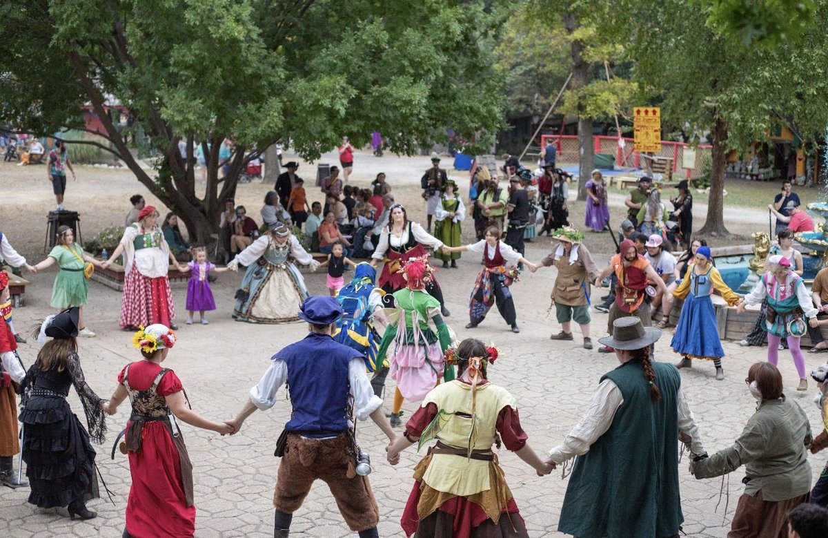KCRenFest's tweet photo. Drums beat, dancers twirl, and laughter fills the lanes at the Kansas City Renaissance Festival! From lively music to carefree revelry, there’s magic and merriment waiting around every corner. 

Get your tickets now at https://t.co/QGo9Nids7u

#ThingsToDoInKC #KCRenFest2026 https://t.co/dVYGR0rEoi