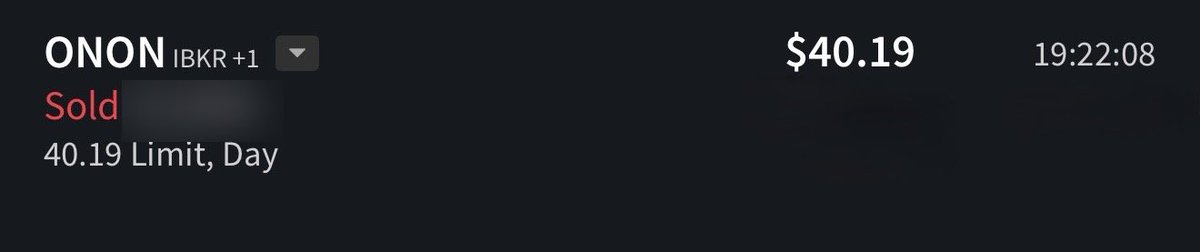 intrastellar7's tweet photo. $ONON

دخلت هذا السهم عند 32$ ووثقت الأسباب في الثريد السابق.

امس خرجت بالكامل بربح يقارب 19%، الحمدلله.

دخول مدروس، وخروج منضبط. الهدف كان إدارة الصفقة وليس مطاردة السهم.

الخطوة القادمة ستكون التركيز على القطاع الصحي بإذن الله. https://t.co/ik82q1udtU