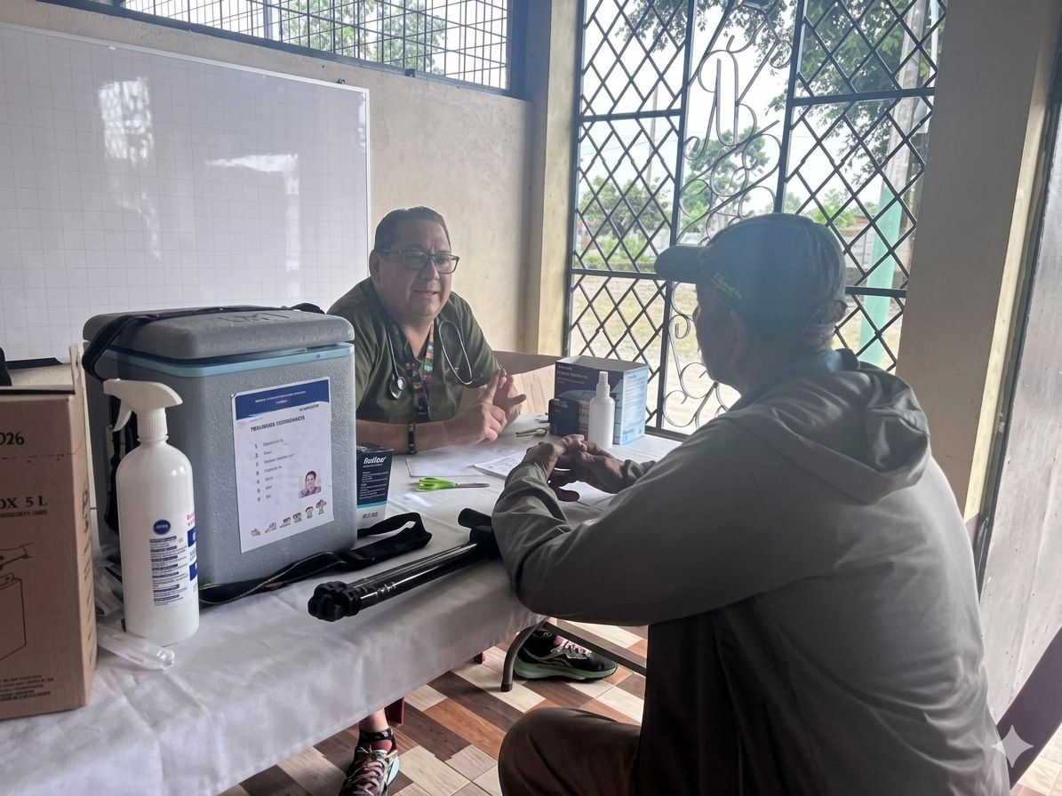 Salud_Guayas's tweet photo. ¡Cuidamos de ti y de tu familia! 🩺🦷
#Milagro | @Salud_ec despliega Brigada de Atención Integral en la parroquia #Chobo y así lograr acercar nuestros servicios a la comunidad.
#MSPEnTerritorio https://t.co/VP2p391CPB