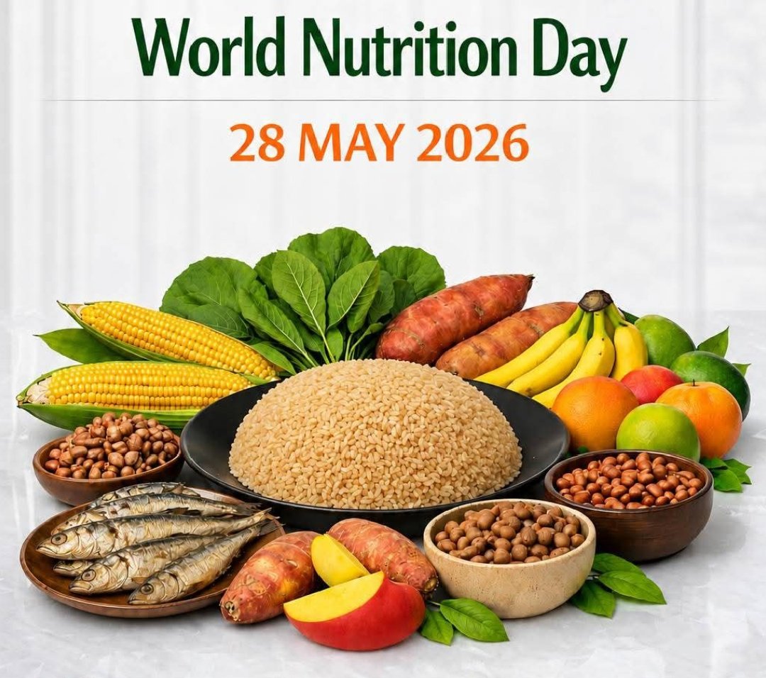 NSMoAOfficial's tweet photo. It’s *World Nutrition Day* 🥗  
A balanced diet = a stronger body, clearer mind, and healthier future.  

Eat whole. Eat fresh. Eat mindfully.  

#WorldNutritionDay  #HealthyLiving https://t.co/V5yuV1rRfF