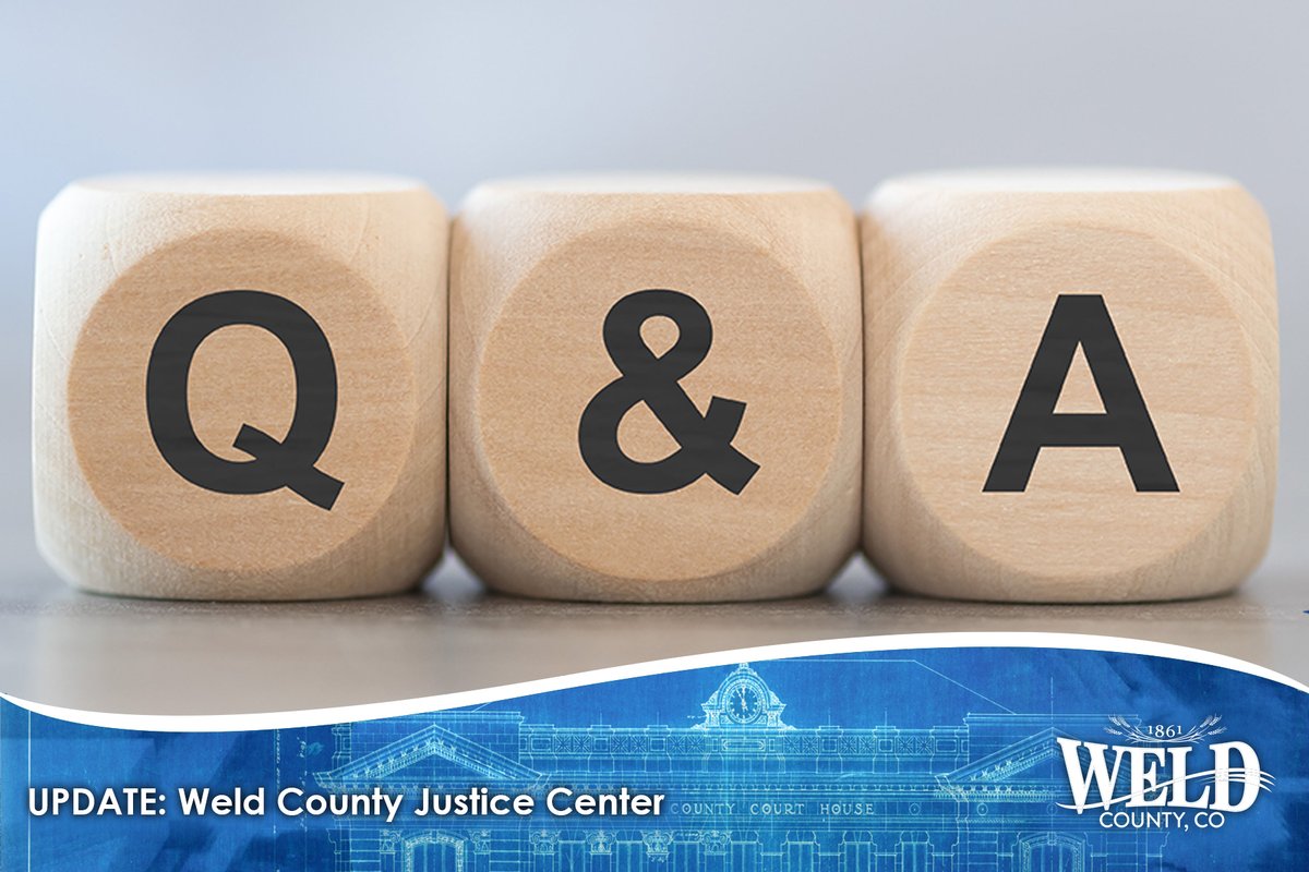 weldgov's tweet photo. What is the total estimated cost of the Justice Center projects, and how will it be funded?

The total project cost is still being finalized as the county continues to refine the scope and budget. Once confirmed, that information will be shared publicly.

Learn more at https://t.co/LI2Dsb9udU.