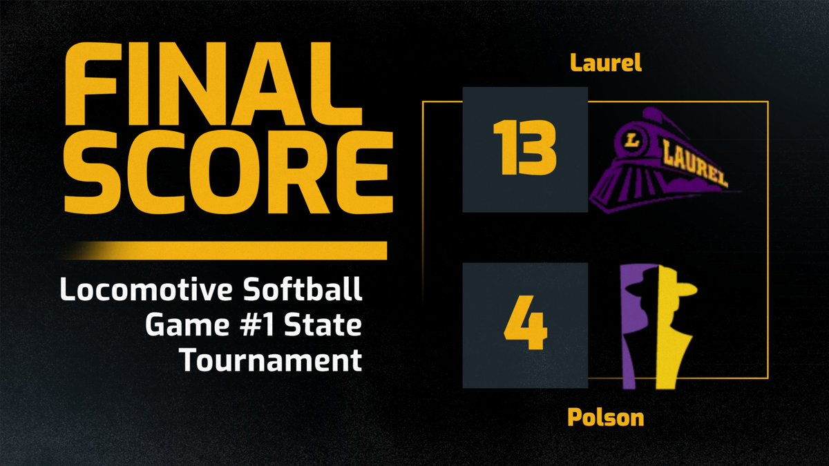 LPSActivities's tweet photo. State 'A' Softball Game 1 Results vs Polson. Locomotives advance to play Fergus Thursday 5/28 @ 5pm. Go Locomotives! #lpsactivities #state https://t.co/HZICTazXXd