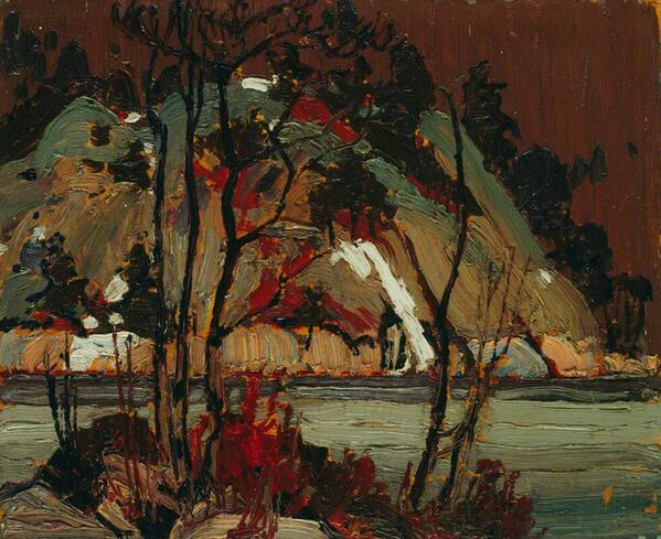 TTLastSpring's tweet photo. 1916 Early Spring on Little Cauchon Lake https://t.co/J5EY9FBoGK #tt1916 https://t.co/RXBteJMmjU