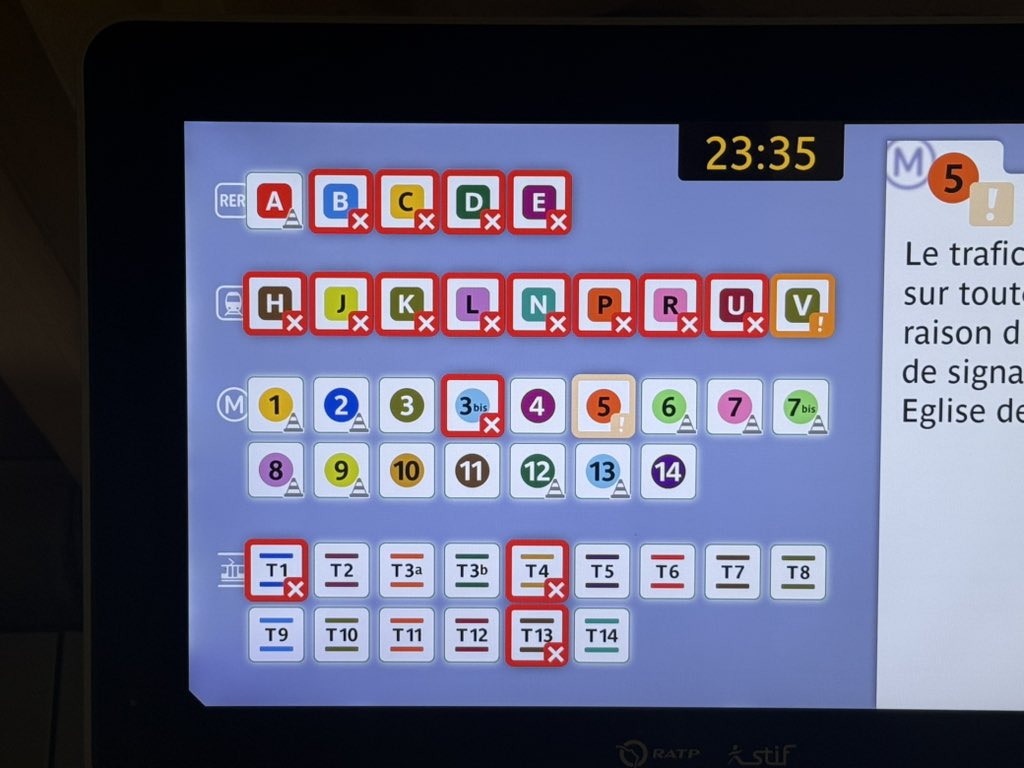 Plus de trains tweet media