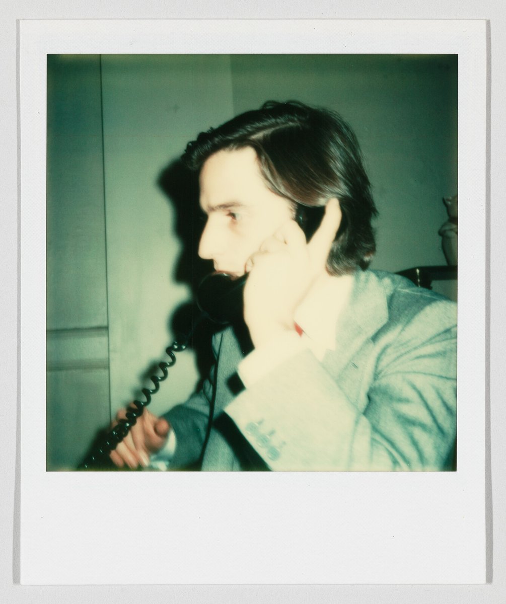 mubiusa's tweet photo. Jean-Pierre Léaud by Andy Warhol, 1973 https://t.co/gQ129XvmYv
