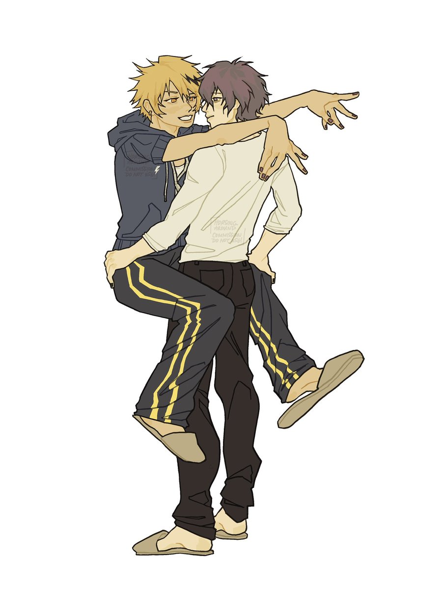 horsinqaround's tweet photo. flat color shinkami comm for @lilliofthvalley <33333 love a yapper and listener duo https://t.co/s1VW4k4ceM