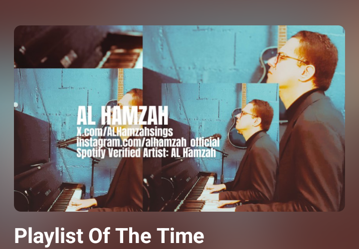 ALHamzahsings's tweet photo. Check out the Playlist Of The Time! 
https://t.co/sSe1hIvlhs 
shared via @YouTube 
#Playlist #Playlisting #YouTubePlaylist #EnglishSongs #EnglishMusic #checkout #time #playlist #playlists #X #instagram #Spotify #artist #la #NewMusicFriday #WatchNow https://t.co/j84HGQfM7T