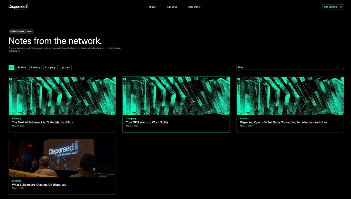 The Render Network tweet media