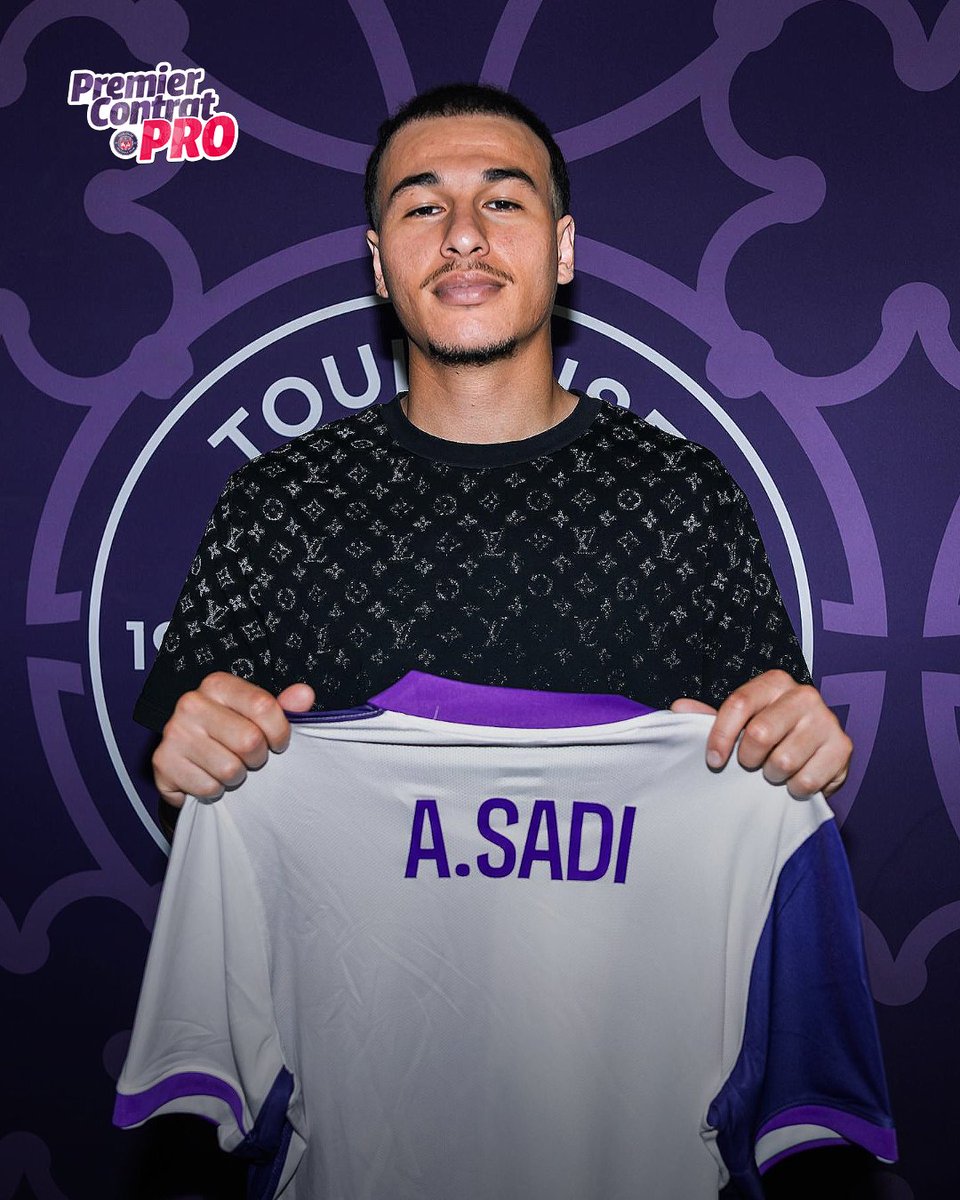 ToulouseFC's tweet photo. Arrivé au Centre de Formation l'été dernier, le défenseur Aymen Sadi franchit aujourd'hui une nouvelle étape et signe son #PremierContratPro ✍️

Félicitations 🙂 https://t.co/KmgtsiMoiw