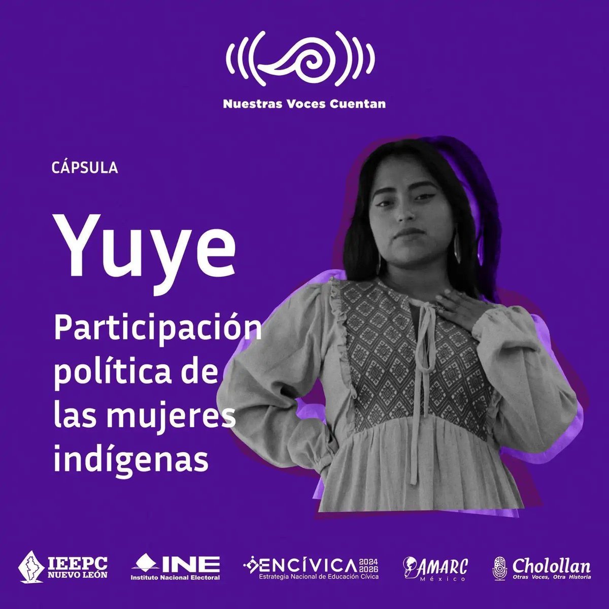 ParticipaIECM's tweet photo. YUYE: PARTICIPAR, DECIDIR Y TRANSFORMAR DESDE LA COMUNIDAD 🌺🗳️

Conoce la historia de Yuye, una mujer indígena que decidió postularse a un cargo de elección popular y resultó electa

Entérate de su historia en: https://t.co/8eqD729DcW

#YoSoyParticipación  #NuestrasVocesCuentan https://t.co/YfvG5dFYDM