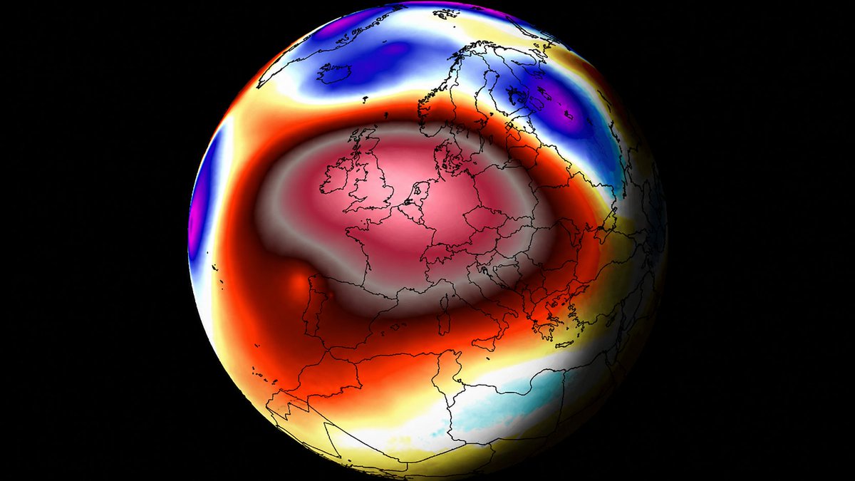 PGDynes's tweet photo. Wow! Records keep falling with this heat dome.
#Portugal has now recorded its hottest May day ever: 40.3°C in #Mora. 40°C is the sort of temperature you would expect in the height of summer, not in May.
The climate is changing before our eyes, the warning signs can't be ignored. https://t.co/yZ3qI6QS2a