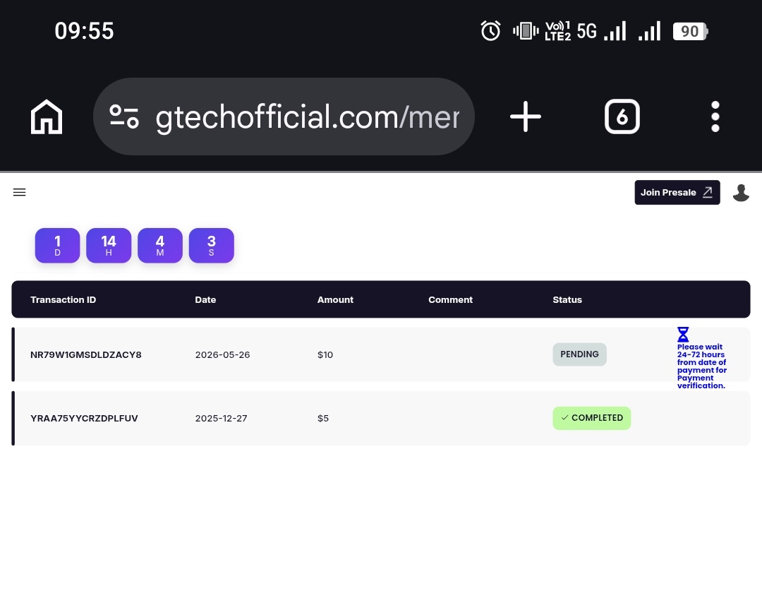 Ranjith_k31's tweet photo. @gtechnetwork Hi team, we are still waiting for approval. Why taking too much time, only one day left, then when can 8 withdraw from my apps. Based on my id my 5 referral friends also purchased it again. Also please approve asap. https://t.co/iZxPZnQ55G