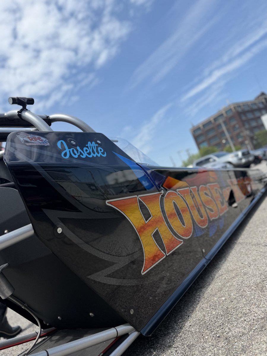 OhioTech1969's tweet photo. 🔥🏁 Jet cars rolled into Ohio Tech this week. Huge thanks to Elaine Larsen, Josette Roach, House of Kolor, and Sherwin-Williams for spending time with our students and showing off these insane machines.

Next stop: Dragway 42 this Saturday. 🔥💨 @HouseofKolorOz @LMSjets https://t.co/fopgJSjBmv