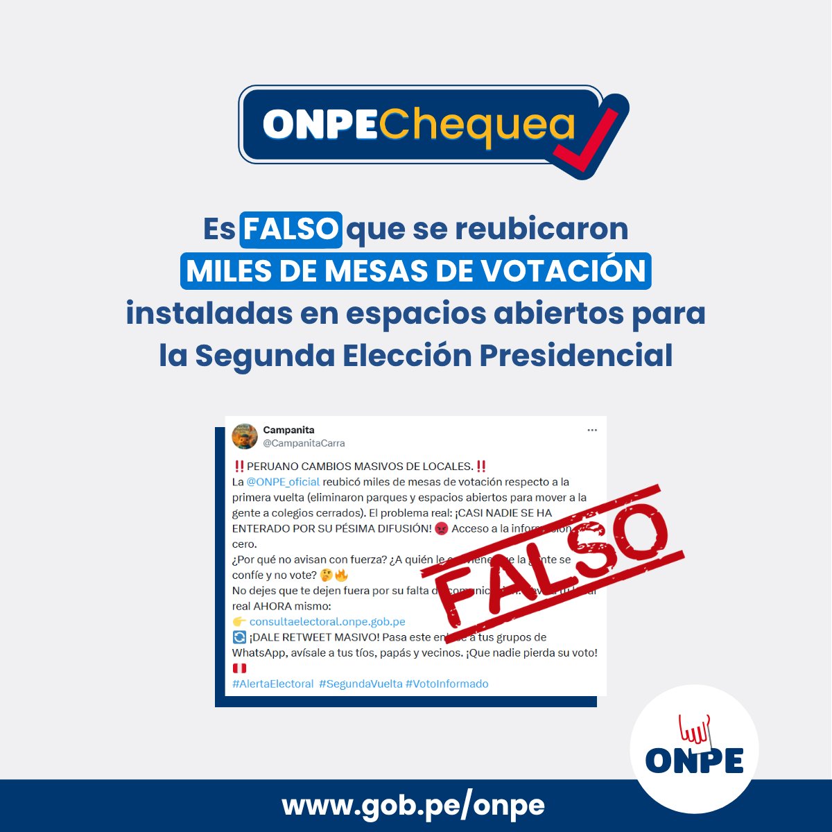 ONPE tweet media