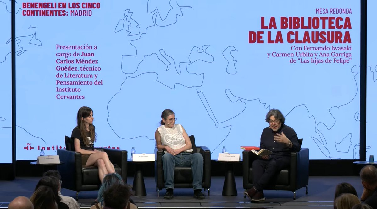 ICLyon's tweet photo. #Benengeli2026 en los 5 continentes
Las palabras en español recorren el mundo en una nueva edición de Benengeli, el festival literario del Instituto Cervantes
🎥La actividad puede seguirse en YouTube y conecta a lectores y escritores del mundo.
#Benengeli2026 #InstitutoCervantes https://t.co/DbqXihO1Yc