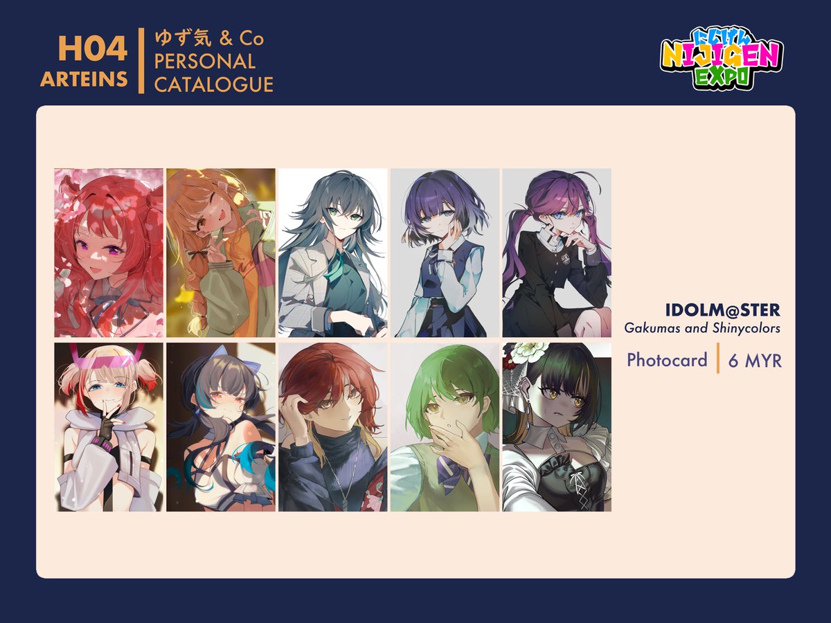 hahalolium_'s tweet photo. ✨Repost is appreciated✨

Hi, Producers!
Here is our personal catalogue for Nijigen 2026!
You can find these item at H04 Arteins 

📅 30 May - 1 June 2026
📍MITEC, Kuala Lumpur

See you there ❤️

#NijigenExpo 
#Nijigen https://t.co/cnL8DEZ8aU