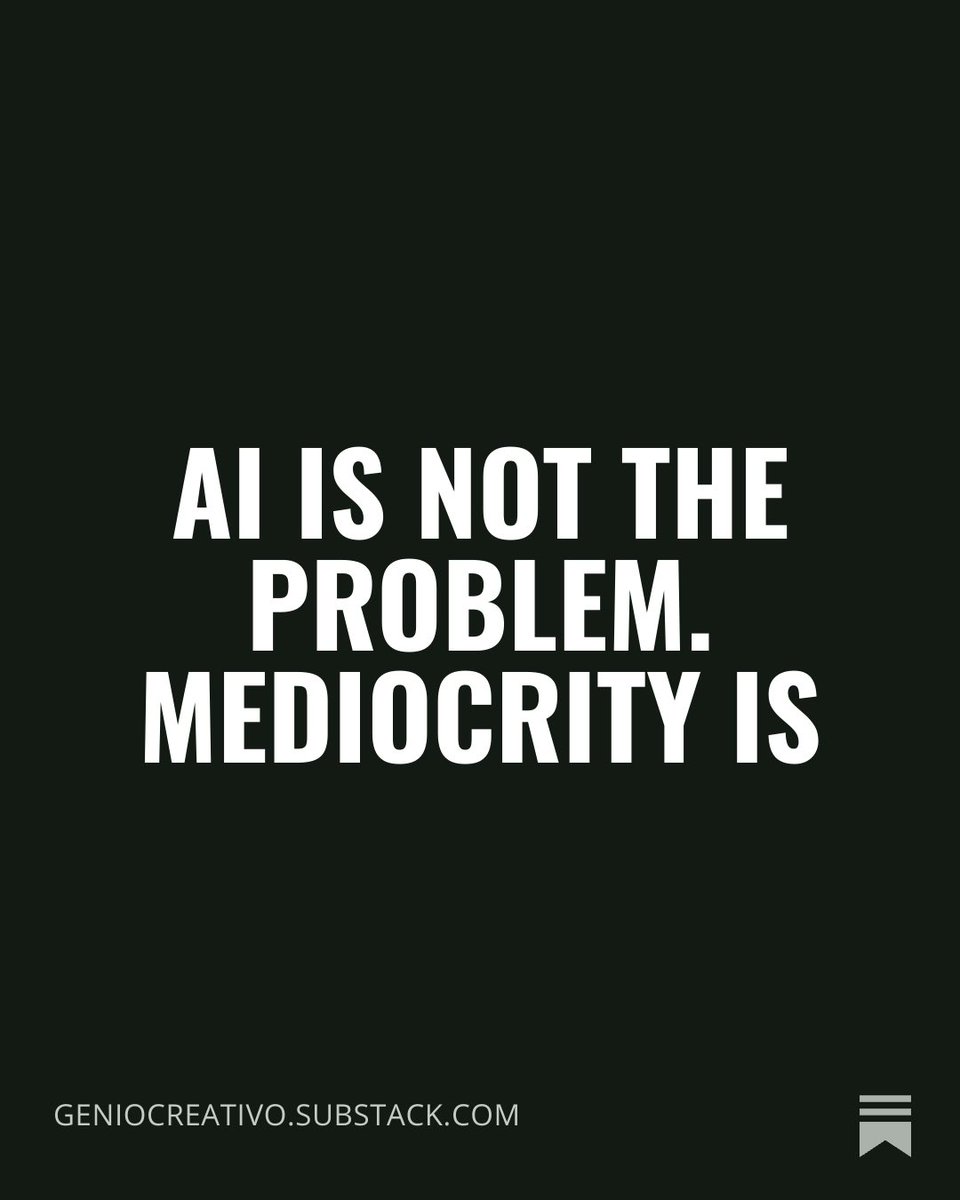 justabdulmuqsit's tweet photo. “And what makes it frustrating is that the technology itself is not the issue. The issue is the complete collapse of creative effort around it. It almost feels like somebody typed words into the machine and went to sleep instead of actually directing, working, and exploring the many details the work should carry”

Read my latest article out on my substack!