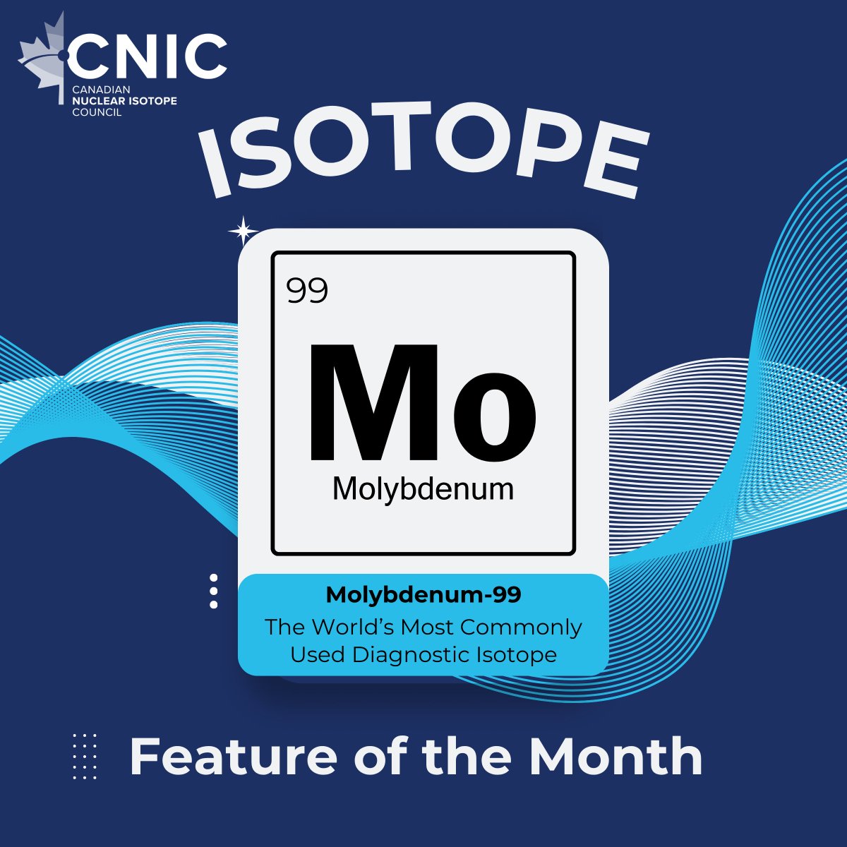 IsotopesCanada's tweet photo. This morning, we're excited to launch the May edition of our Isotope of the Month series, showcasing the important role that Molybdenum-99 plays in supporting diagnostic imaging globally.

Catch up with our full Isotope of the Month series here: https://t.co/ZEnHOXu8c7 https://t.co/6ftrztONVm