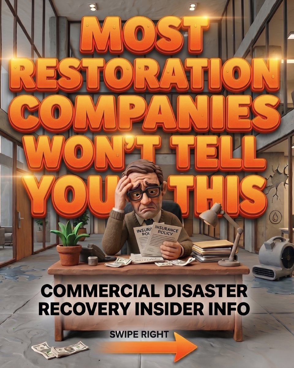 ServproCRC's tweet photo. A facility disaster is stressful enough—navigating the insurance claim shouldn't make you lose your mind. Get the insider info to avoid massive coverage gaps and downtime.

📥 Download the free guide here: https://t.co/rbnVIVJyzs

#SERVPROTeamCarpenter https://t.co/xnxzTmJQeA