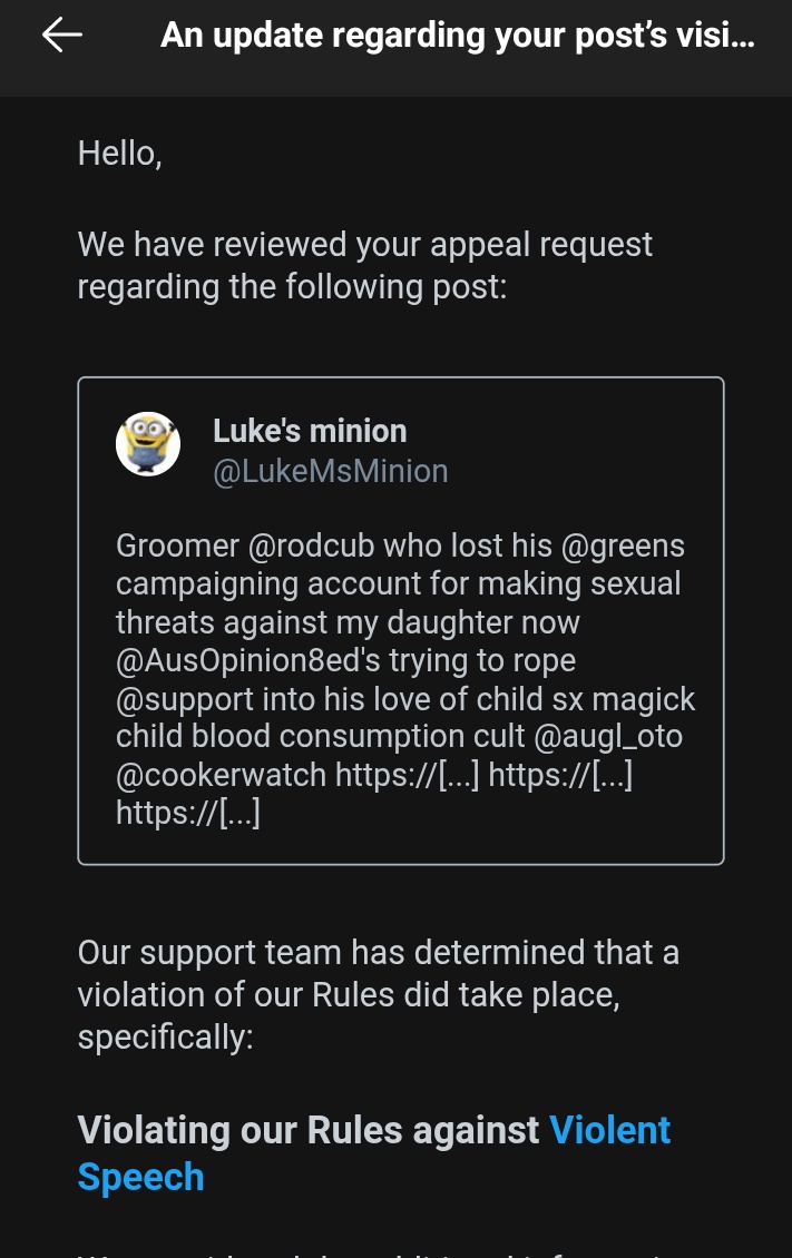 LukeMsMinion's tweet photo. I think it's time to sue @xai for support of a Kaballah kiddy fiddling child abuse cult that doesn't want you to see my pinned tweet. I think this is becoming sad big tech obeys ban evading @augl_oto 764 groomer @rodcub whose had 5+ of his trolls arrested! https://t.co/WX4AArklvS https://t.co/0GNztG4gsT