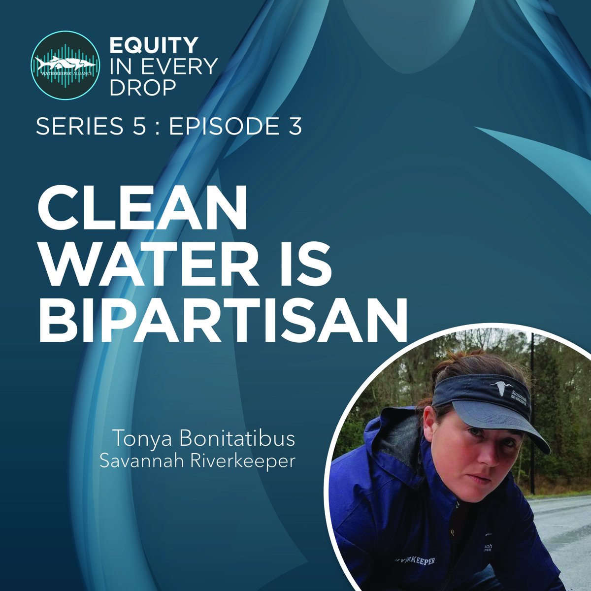 Waterkeeper's tweet photo. Now Streaming!

In this episode of Equity In Every Drop, Tonya Bonitatibus of @savriverkeeper  discusses protecting the 400-mile Savannah River system across Georgia and South Carolina. She calls for a shift in environmental messaging from abstract “tree hugging” to public health and safe drinking water.

Listen here or wherever you get your podcasts: https://t.co/Fv5QZoCtxC