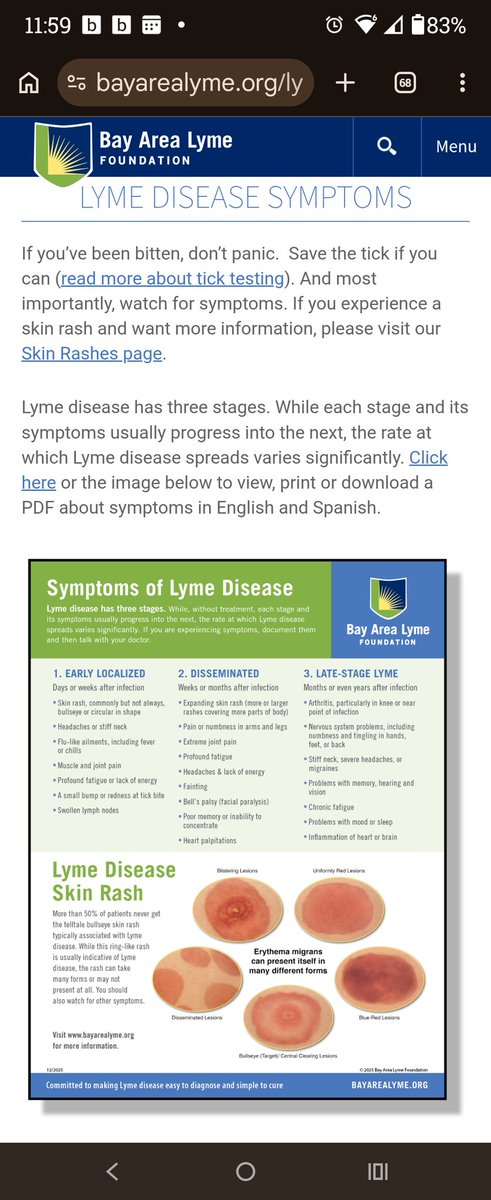 MedicineDigest's tweet photo. @MichelleMaxwell Some good information from the Bay Area Lyme Foundation. https://t.co/KNrqUAc0YJ https://t.co/UEbT1XOVW3