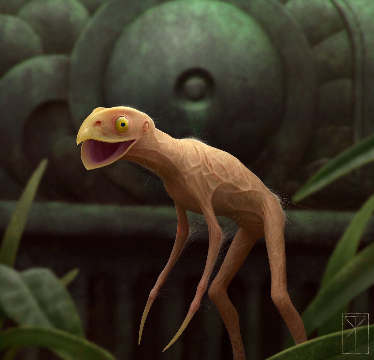 BoneKrishna's tweet photo. I think this guy would look cool as a puppet. If only I had the knowledge to do that. Welp, at least I can fake it in 2D https://t.co/MUCfKcHKtk