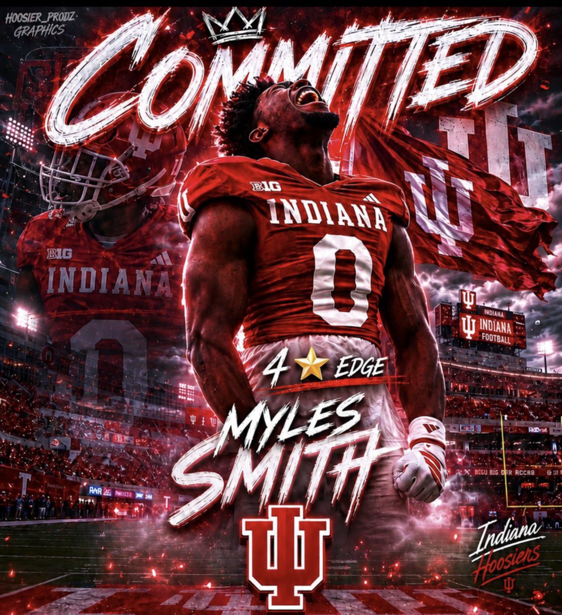 Hoosier_Prodz's tweet photo. Myles Smith has committed to indiana @MylesS98 #iufb #committed #indiana #mylessmith #coachcig over team like oklahoma, Michigan, Mizzou and Kentucky !!
what a get for the hoosiers !!! https://t.co/gdYz0UpWeG