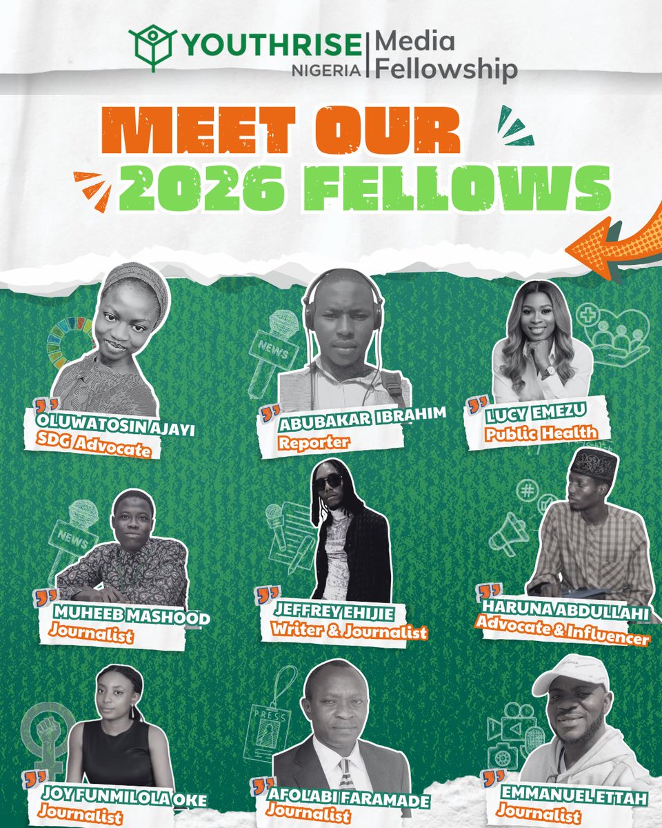 YouthRISE_NG's tweet photo. This cohort reflects the diversity, creativity, and brilliance of young Nigerians across all regions of the country. 

Get ready for a transformative journey of learning, advocacy, and impact as we amplify voices and shape narratives on harm reduction, drug use and public health. https://t.co/kvyT1THkuc