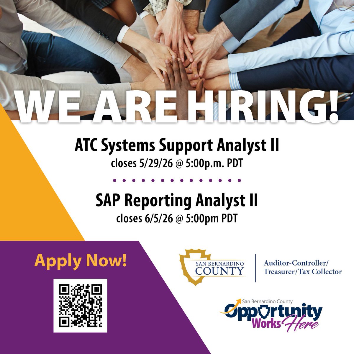 atc_san's tweet photo. Step into Your Career at ATC!

Discover exciting opportunities and take the next step in your professional journey.
Explore our current openings and apply today: https://t.co/AxShwDgVYG
Join the ATC team—we can’t wait to meet you! https://t.co/x8TUkmDXqt